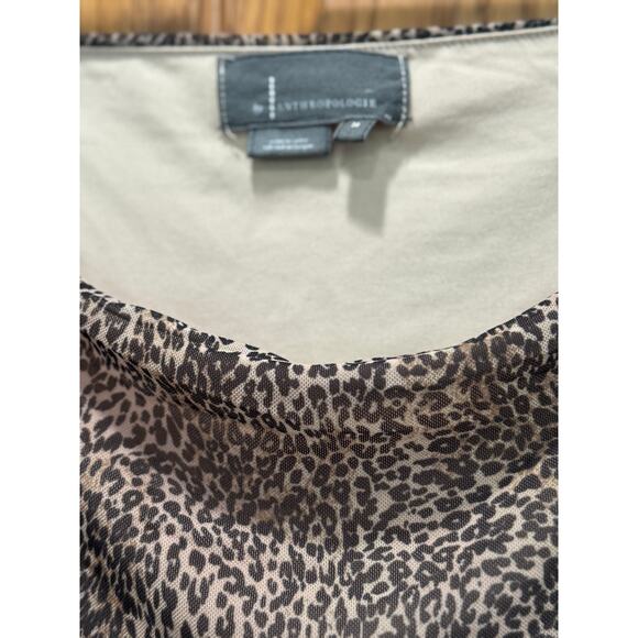 Anthropologie cheetah‎ print shirt blouse - Picture 4 of 4